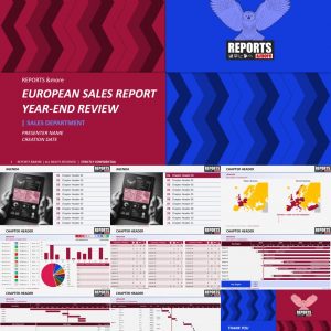 PowerPoint Template for Business Reviews, Benchmarks & Strategy Execution