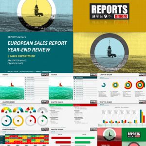 PowerPoint Template for Sales Target Achievement & Action Planning