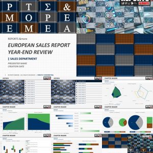 PowerPoint Template for Business & Market Analysis by Region & Product