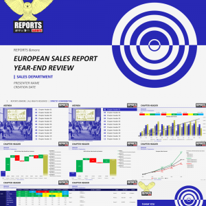 Premium PowerPoint Template for Data-Driven Sales & Annual Reports